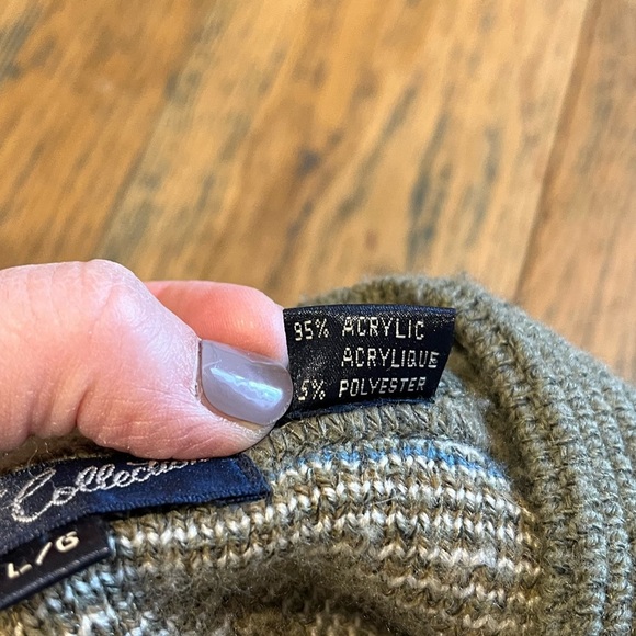 📍 Vintage Grandpa Sweater Vest – Folio Collection – Size L - Picture 6 of 8